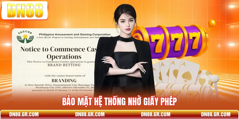 Bảo mật hệ thống nhờ giấy phép